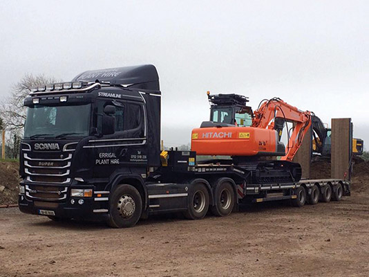 Errigal Plant and Sales Ltd are constantly adding to their fleet to provide their customers with the most comprehensive range of plant machinery and vehicles to hire.)